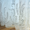 Tekstil Sequin Sulaman Renda Mesh Sheer Curtain